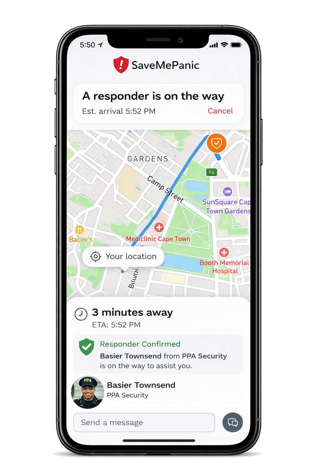 Save Me Panic App — 24/7 Emergency Response & Security in SA